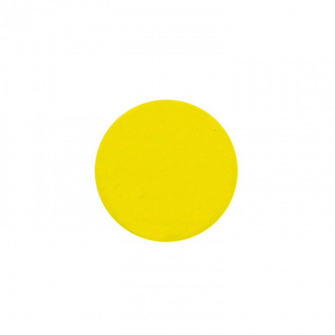 JETON DE FETES ET MANEGE PERSONNALISABLE 'FUNZY ROND' - jaune