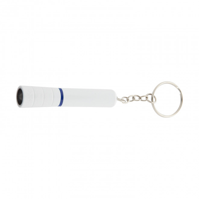 PORTE CLES LAMPE PERSONNALISABLE 'RAPOS WHITE' - bleu