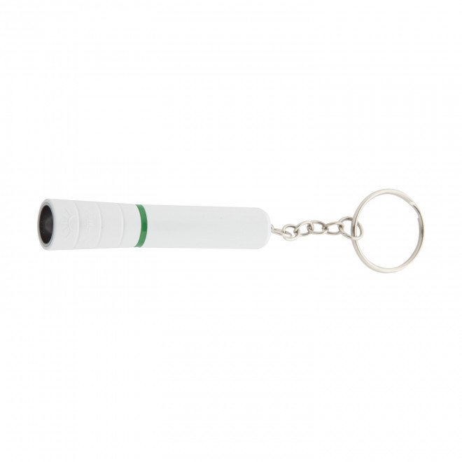 PORTE CLES LAMPE PERSONNALISABLE 'RAPOS WHITE' - vert