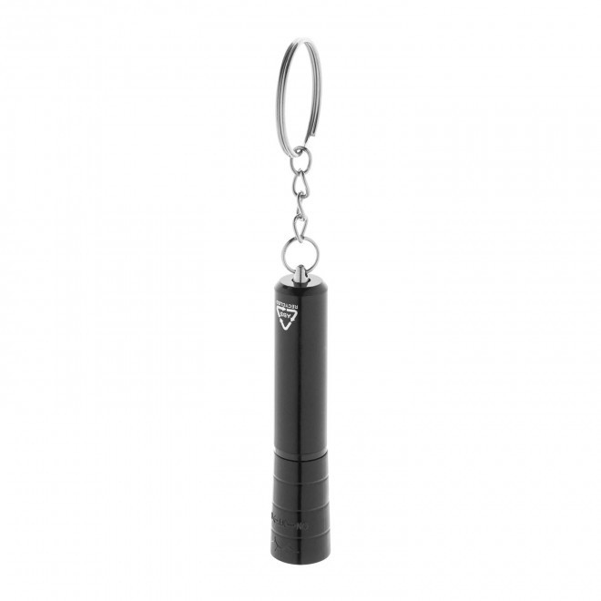 PORTE CLES LAMPE PERSONNALISABLE 'RAPOS RECYCLE' - noir