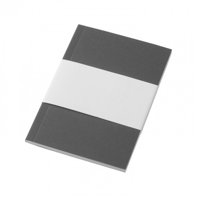 CARNET SOUPLE A6 PERSONNALISE 'HURVY RECYCLE' - noir charbon