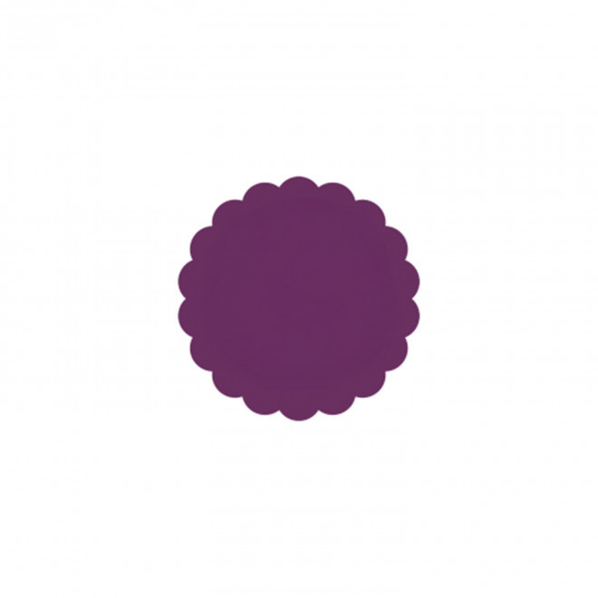 JETON DE FETES ET MANEGE PERSONNALISABLE 'FUNZY DENTELE' - violet foncé