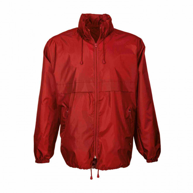 COUPE VENT BANANE PERSONNALISABLE 'DANIELO' - rouge