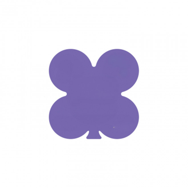 JETON DE FETES ET MANEGE PERSONNALISABLE 'FUNZY TREFLE' - violet