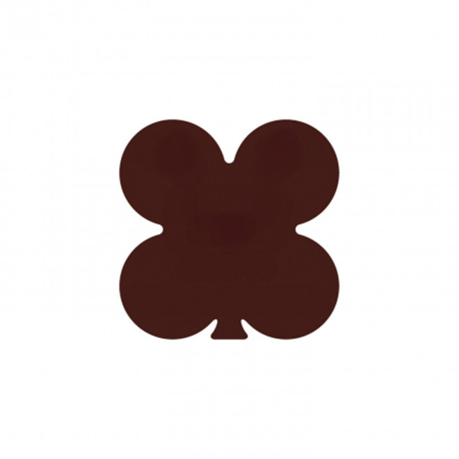 JETON DE FETES ET MANEGE PERSONNALISABLE 'FUNZY TREFLE' - marron
