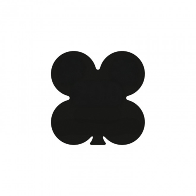JETON DE FETES ET MANEGE PERSONNALISABLE 'FUNZY TREFLE' - noir