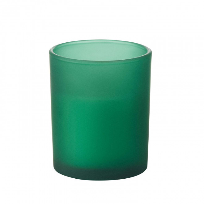 BOUGIE PARFUMEE MECHE BOIS PERSONNALISABLE 'BANILBO S' - vert