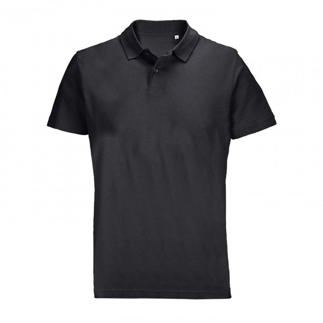 POLO MIXTE COULEUR PERSONNALISABLE 'PULSE' 170G/M2 - noir