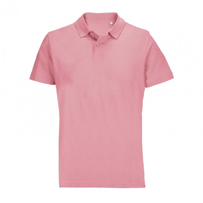 POLO MIXTE COULEUR PERSONNALISABLE 'PULSE' 170G/M2 - rose bonbon