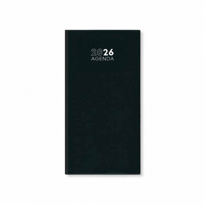 AGENDA PERSONNALISABLE SEMAINIER EN PVC 'OFFICIO' - noir