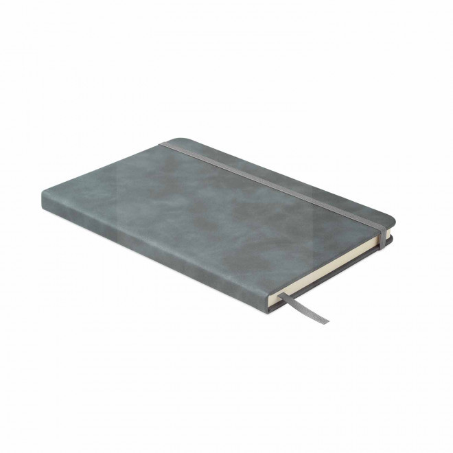 CARNET A5 PU RECYCLE PERSONNALISABLE 'MARCO' - bleu petrole