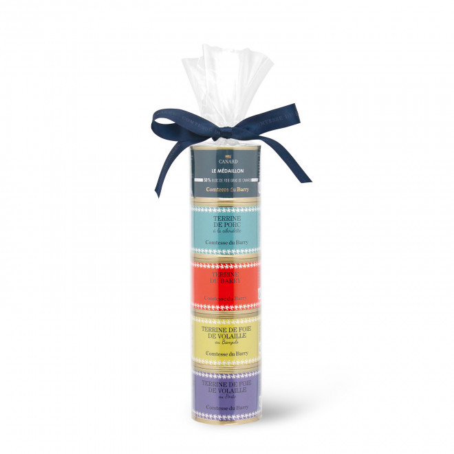 COFFRET COMTESSE DU BARRY PERSONNALISABLE 'BAGUETTE' - 5 pots