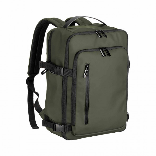 SAC A DOS CABINE EN PU PERSONNALISABLE 'OLYMPOS CABINE' - kaki