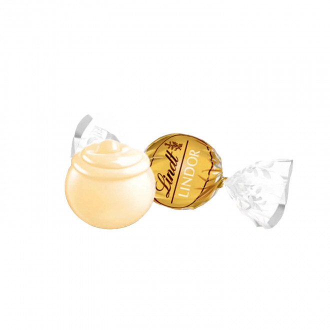 800 BOULES LINDT PERSONNALISABLE EN VRAC 'LINDOR' - blanc