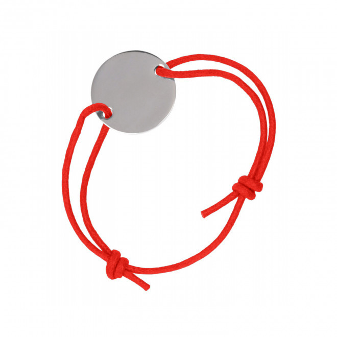 BRACELET BRESILIEN PERSONNALISABLE 'JAKINO' - rouge