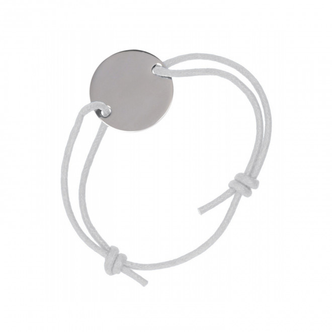 BRACELET BRESILIEN PERSONNALISABLE 'JAKINO' - blanc