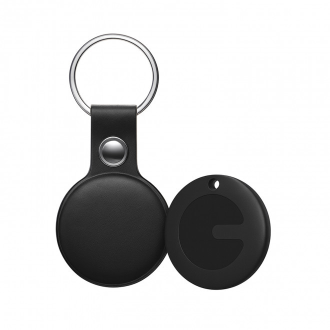 PORTE CLE GEOLOCALISABLE PERSONNALISABLE 'KEYFIND DUAL' - noir