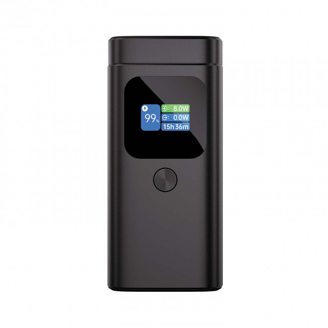 POWERBANK MAGNETIQUE 15000MAH PERSONNALISABLE 'URVI' - gris