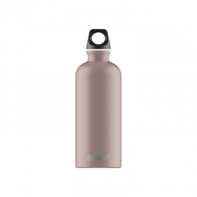 GOURDE EN ALUMINIUM SIGG 600ML PERSONNALISEE 'TRAVELLER' - vieux rose mat