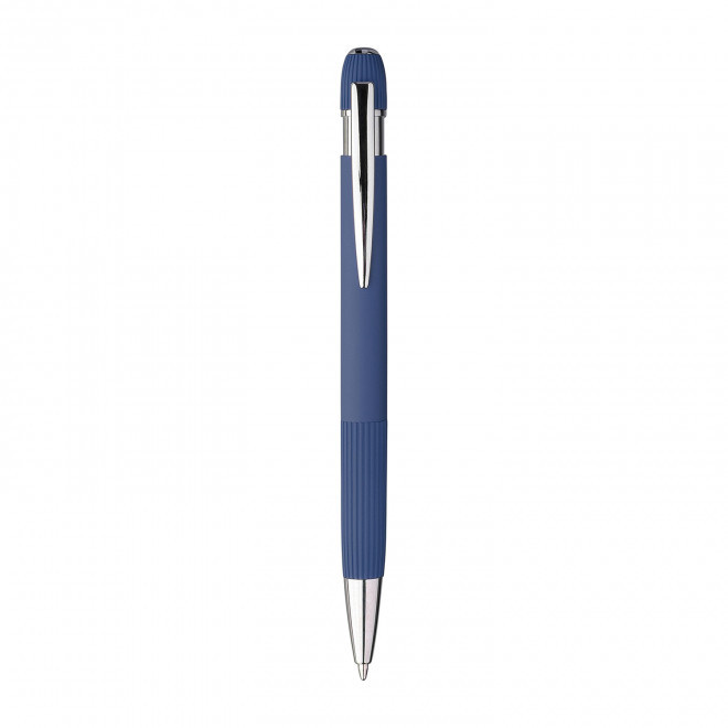 STYLO PERSONNALISABLE EN ALU RECYCLE 'POLUX' - bleu