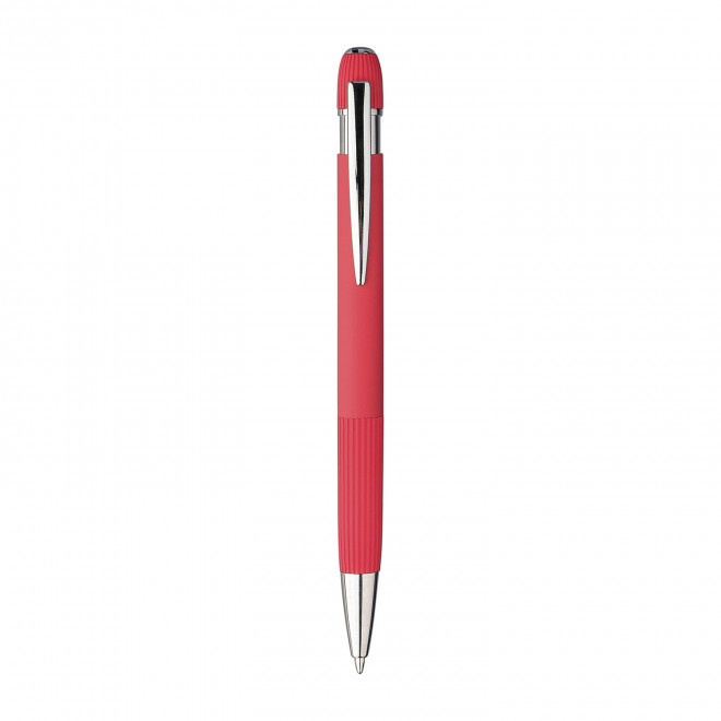 STYLO PERSONNALISABLE EN ALU RECYCLE 'POLUX' - rouge