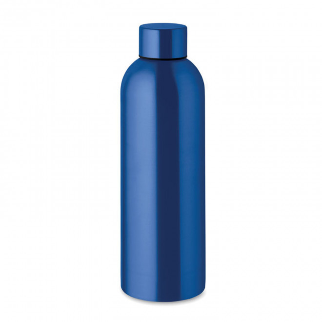 BOUTEILLE PERSONNALISEE EN ACIER RECYCLE 750ML 'SPOZIA' - bleu
