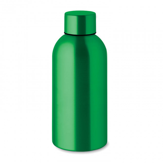 BOUTEILLE PERSONNALISEE EN ACIER RECYCLE 500ML 'SPOZIA' - vert