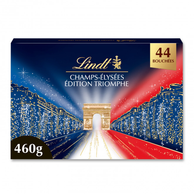 GRAND COFFRET LINDT PERSONNALISABLE 'CHAMPS-ELYSEES' - édition triomphe
