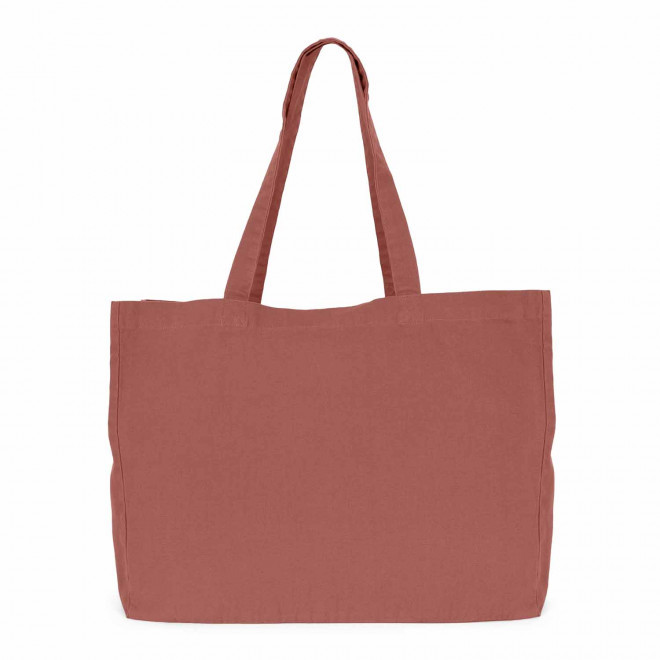 MAXI SAC SHOPPING PERSONNALISABLE 310 GR 'ARIANA' - rouge brique