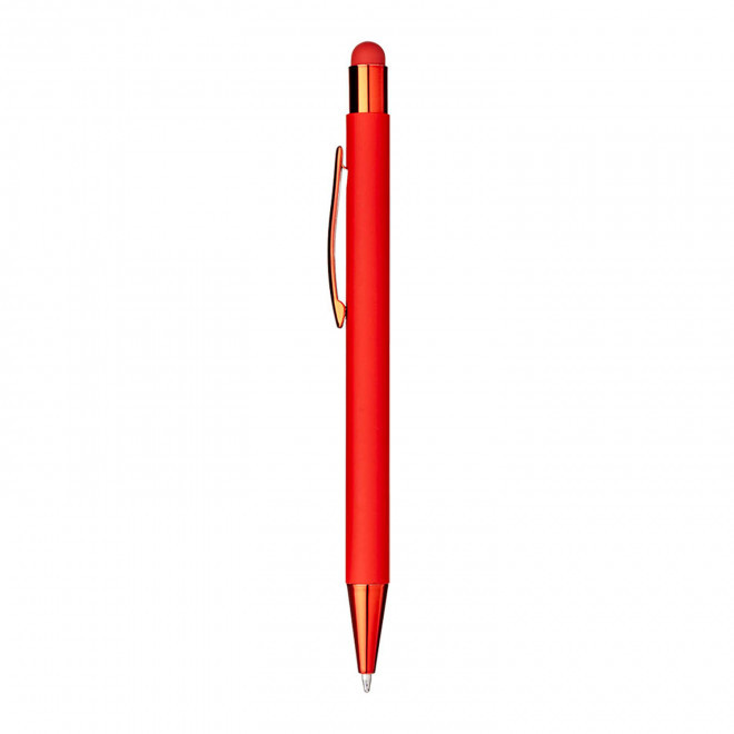 STYLO STYLET ALU MINE NOIRE PERSONNALISE 'QUEEN TOUCH COLOR' - rouge
