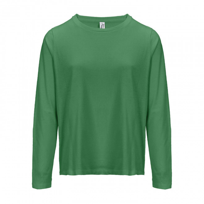 T-SHIRT PERSONNALISABLE FEMME ML COULEUR 'MONARCH' 150G/M2 - vert prairie