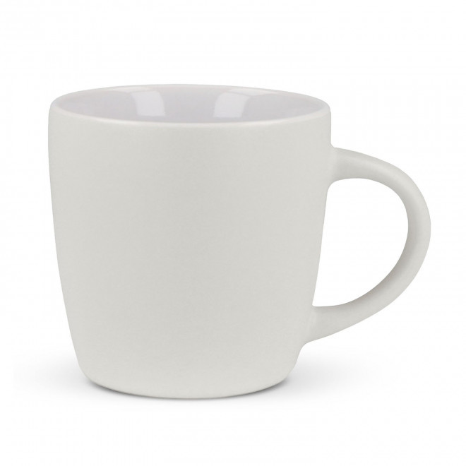 MUG EN CERAMIQUE MATE 250ML PERSONNALISABLE 'HARKI' - blanc