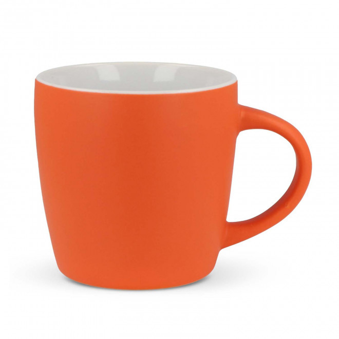 MUG EN CERAMIQUE MATE 250ML PERSONNALISABLE 'HARKI' - orange
