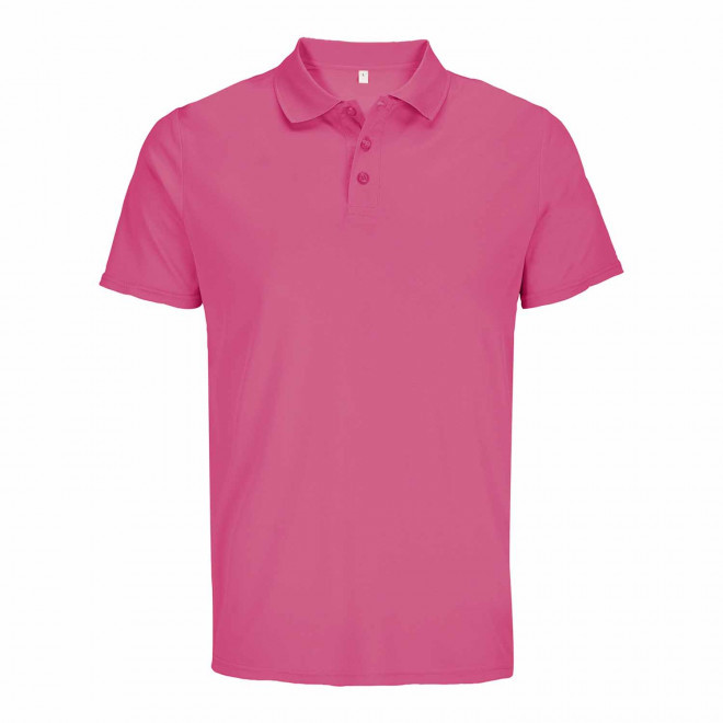 POLO DE SPORT PERSONNALISABLE MIXTE 'PITCHER' - rose