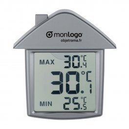 THERMOMETRE AVEC VENTOUSE REVERSIBLE 'THERMOHOUSE'