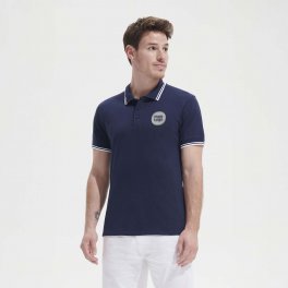 POLO BICOLORE PERSONNALISABLE HOMME 'PASADENA' 200 GR/M²