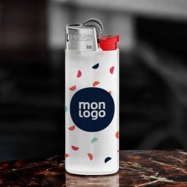 MINI BRIQUET PUBLICITAIRE QUADRI CLASSIQUE BIC® J25 'FUEGO'