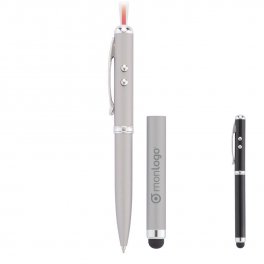 STYLO 3 EN 1 POINTEUR LASER, LAMPE ET STYLET 'LASER'PEN'