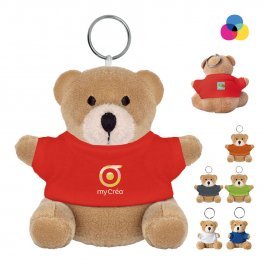 PORTE CLÉS OURSON EN PELUCHE 'GASTON'