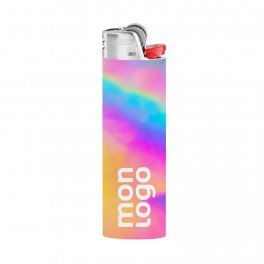 BRIQUET BIC HOLOGRAPHIQUE PERSONNALISABLE 'FIREFLAMME'