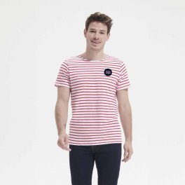 T SHIRT MARINIÈRE PERSONNALISÉ HOMME 'MILES' 150GR/M²