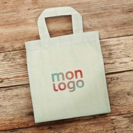 TOTE BAG PUBLICITAIRE ANSES COURTES 'MINI CLEA' 110 GR/M²