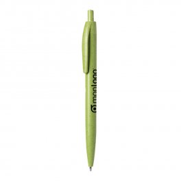 STYLO PERSONNALISABLE EN PAILLE DE BLÉ 'FIGUEIRA GREEN'