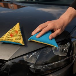 EPONGE VOITURE PERSONNALISEE 'SPONGA TRIANGLE'