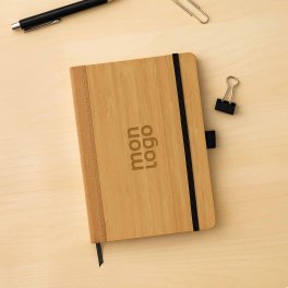 CARNET PERSONNALISABLE A5 EN BAMBOU 'WHAM'