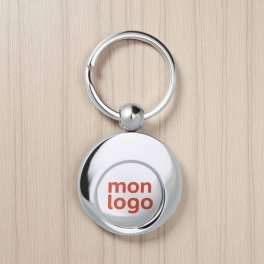 PORTE CLE JETON EN ZAMAC PERSONNALISABLE 'MOMSY EMAIL'