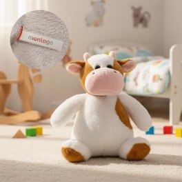 PELUCHE VACHE PERSONNALISABLE 'AMEUHLY'