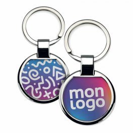 PORTE CLÉS PUBLICITAIRE 'BIRETI ROND'