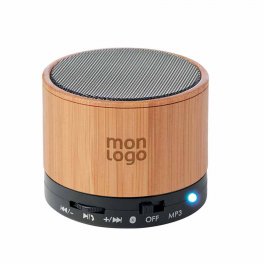 ENCEINTE BLUETOOTH® EN BOIS 3W PERSONNALISABLE 'NOVAWOOD'