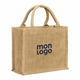 CABAS MINI EN JUTE PERSONNALISABLE 'VAIL'